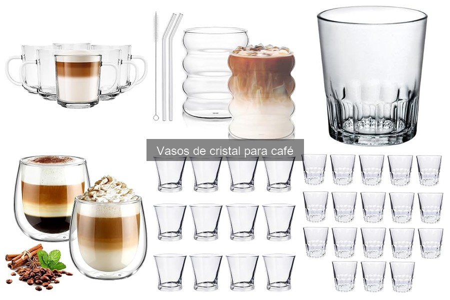 Tipos de vasos de cristal para café: guíate por el diseño ideal