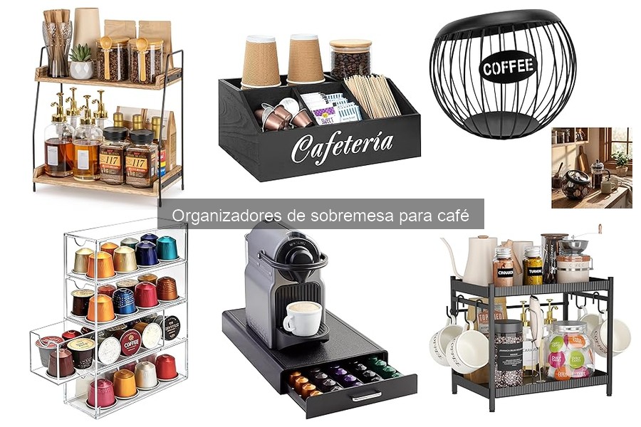 Usos creativos de un organizador de sobremesa para café