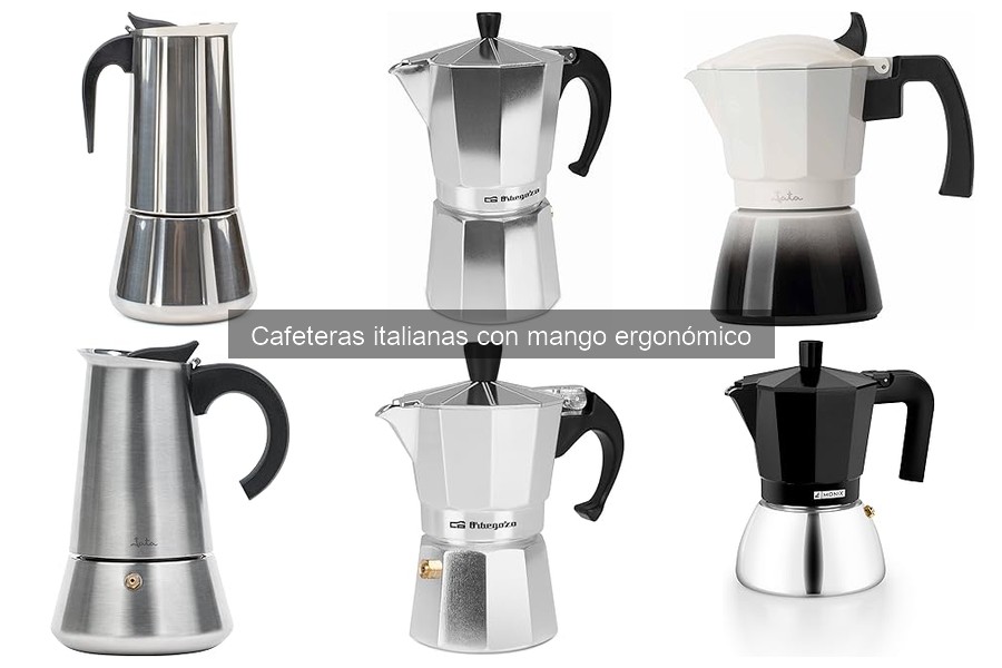 Ventajas de las cafeteras italianas con mango ergonómico