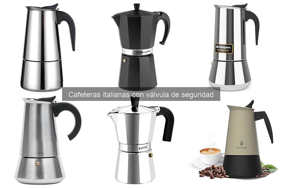 Ventajas de las cafeteras italianas con válvula de seguridad