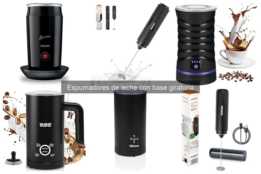 Ventajas de un Espumador de Leche con Base Giratoria