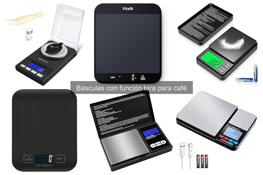 Ventajas de una báscula con función tara para preparar café