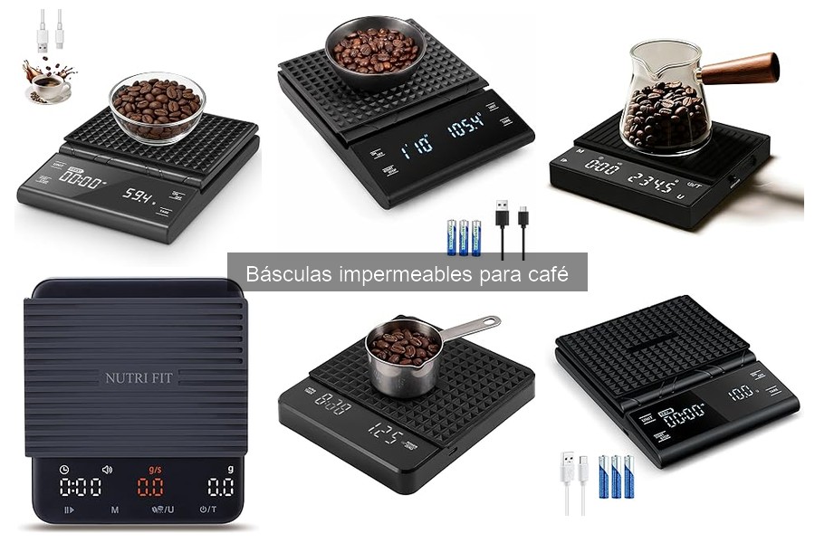 Ventajas de usar básculas impermeables para café