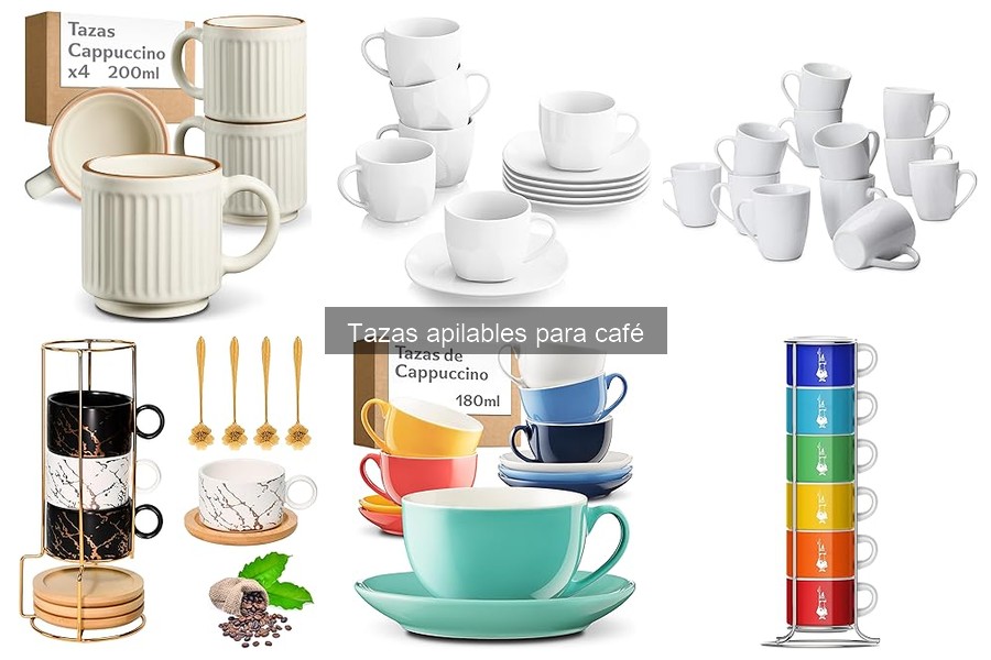 Ventajas de usar tazas apilables para café en casa
