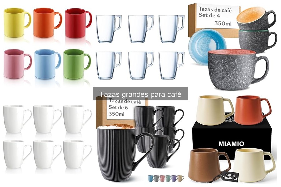 Ventajas de usar tazas grandes para café en casa