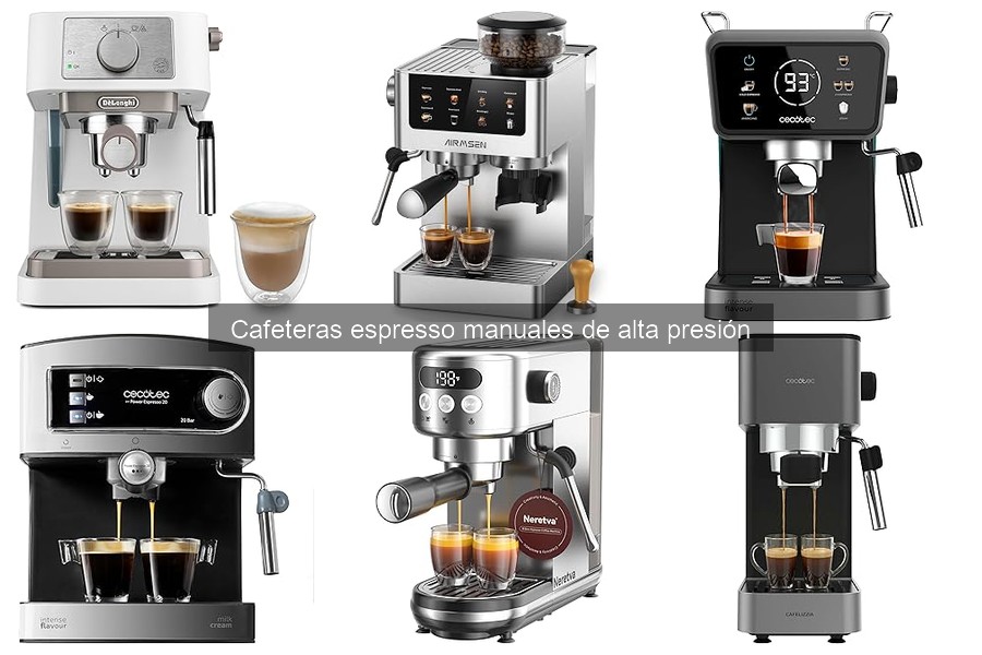 Ventajas de usar una cafetera espresso manual de alta presión