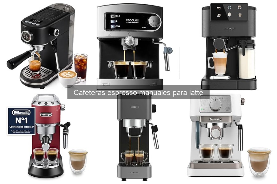 Ventajas de usar una cafetera espresso manual para latte