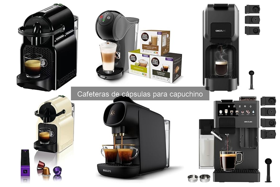 Ventajas y desventajas de cafeteras de cápsulas para capuchino
