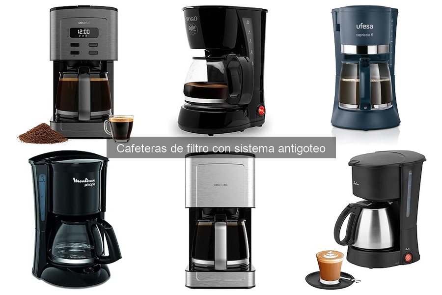 Ventajas y desventajas de cafeteras de filtro antigoteo