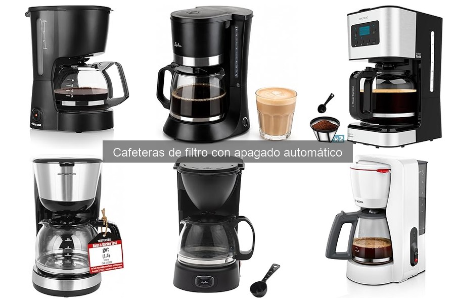 Ventajas y desventajas de cafeteras de filtro con apagado automático