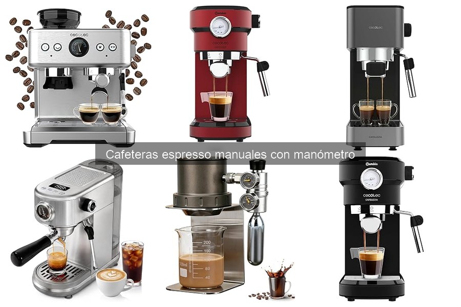Ventajas y desventajas de cafeteras espresso manuales con manómetro