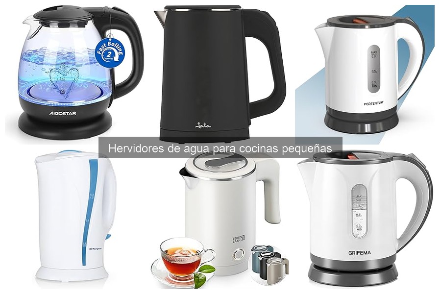 Ventajas y desventajas de hervidores de agua en cocinas pequeñas