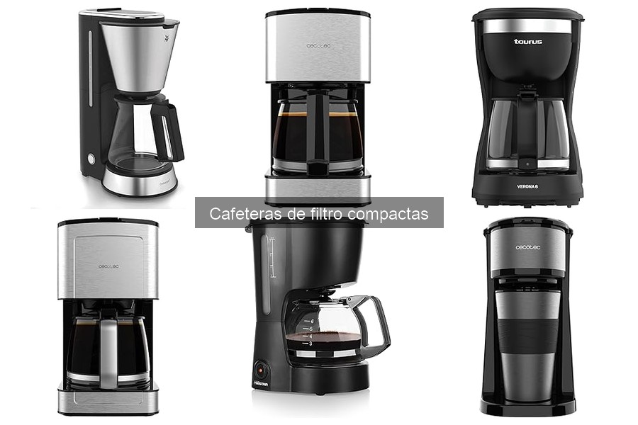 Ventajas y desventajas de las cafeteras de filtro compactas