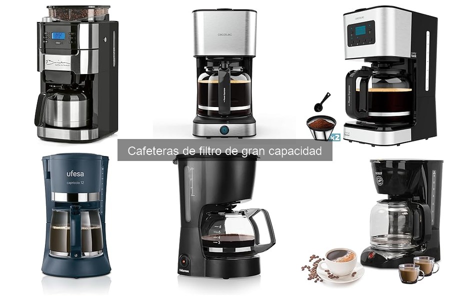 Ventajas y desventajas de las cafeteras de filtro de gran capacidad